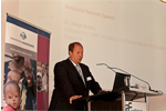 Dr. Helge Braun hält die Keynote zur Internationalen Konferenz der Stiftung Weltbevölkerung