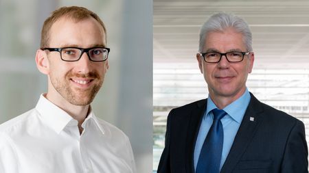 Porträtbilder Dr. Janko Petereit und Prof. Dr. Jürgen Beyerer