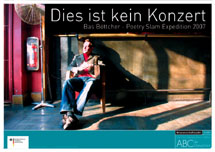 Bas Böttcher Poetry Slam Expedition