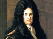 Gottfried Wilhelm von Leibniz Gemälde in einem Gemälde von Bernhard Christoph Francke, Braunschweig, Herzog-Anton-Ulrich-Museum, um 1700