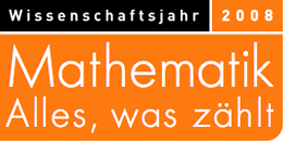 Logo zum Wissenschaftsjahr 2008 - Jahr der Mathematik
