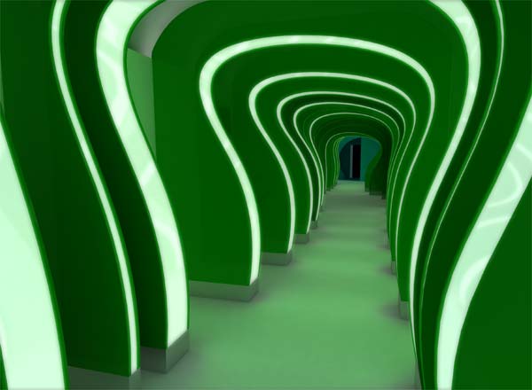 Innenansicht des Wagens 06 "intelligent + virtuell"