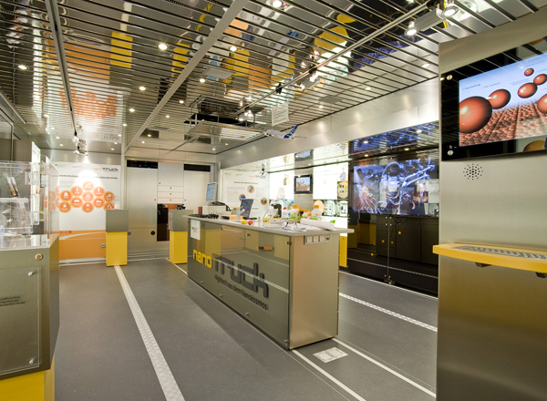 nanoTruck: Ausstellung im Erdgeschoss