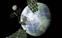 Satellit im All Satellit im All