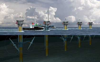 Gezeitenströmungskraftwerke Gezeitenströmungskraftwerke