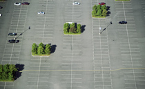 Blick aus einem Auto