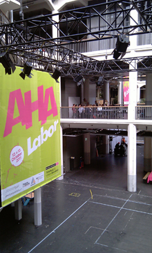 Eingangsbereich des AHA-Labors