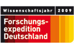 Logo Wissenschaftsjahr 2009 Forschungsexpedition Deutschland