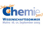 Logo Wissenschaftsjahr 2003 – Jahr der Chemie