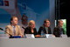 (v.l.n.r.): Thomas Rachel (Parl. Staatssekretär BMBF), Dr. Maria-Jolanta Welfens (Wuppertal Institut für Klima, Umwelt, Energie GmbH), Jochen Stepp (VERE e.V.), Dr. Fritz Lauer (Telekom Deutschland GmbH/Deutsche Telekom Technik GmbH)