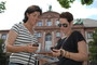 Die Stadtentdeckerinnen auf der GPS-Ralley in Frankfurt am Main.