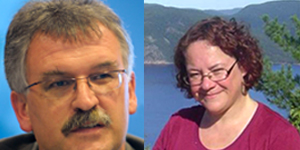 Herr Prof. Settele und Frau Kühn vom UFZ