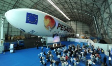 Der Zeppelin NT bei der auftaktveranstaltung des Projekts PEGASOS. Quelle: Forschungszentrum Jülich
