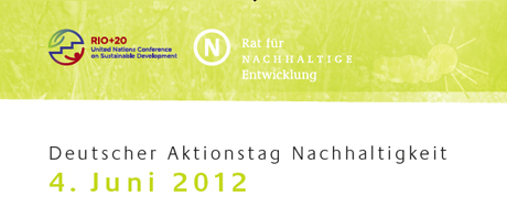 Poster zum Deutschen Aktionstag Nachhaltigkeit