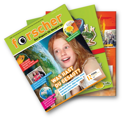 Cover des forscher-Magazins Ausgabe 1-2013