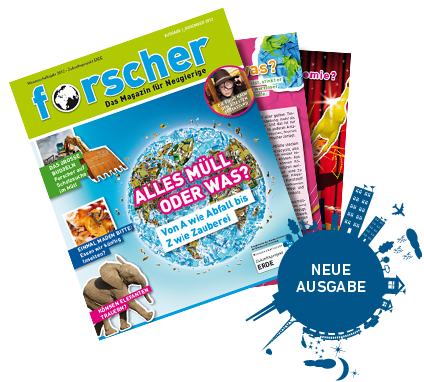 Cover des forscher-Magazins Ausgabe 2-2012