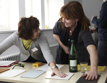 Forscherin Christine Sauer im Gespräch