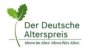Logo des deutschen Alterspreises vor weißem Hintergrund.