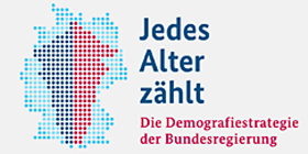 Logo: Demografiestrategie der Bundesregierung