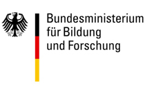 Logo des BMBF auf einem weißen Hintergrund