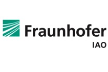 Logo des Fraunhofer IAO auf einem weißen Hintergrund