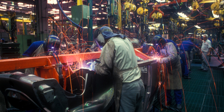 Arbeiter in der Industrie