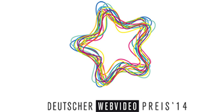 Logo mit Schriftzug Deutscher Webvideopreis 14