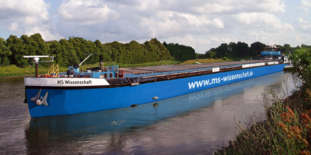 Das Ausstellungsschiff MS Wissenschaft