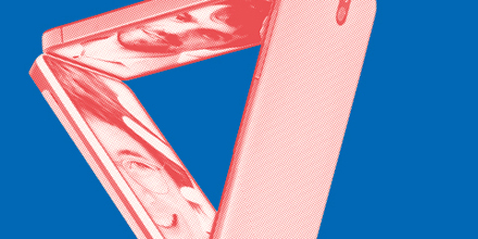 Bilder von Menschen auf Smartphones