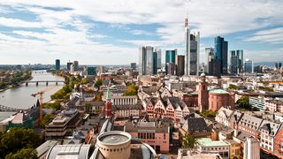 Stadtpanorama von Frankfurt