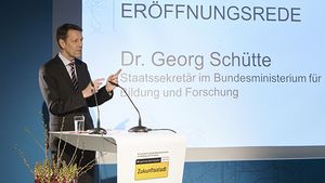 Dr. Georg Schütte eröffnet das Wissenschaftsjahr
