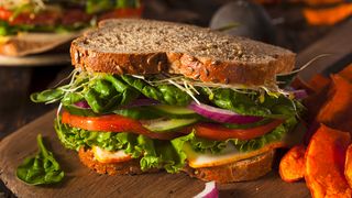 vegetarisches Sandwich