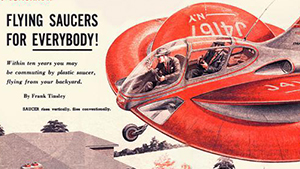 Entwurf einer „Fliegenden Untertasse“