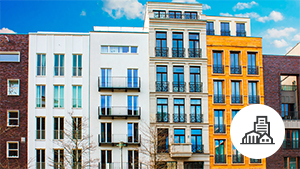 Moderne Wohnhäuser in Berlin