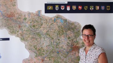 Foto von Ulrike Hursie von der Geschäftsstelle der Flussgebietsgemeinschaft Elbe (FGG Elbe) 