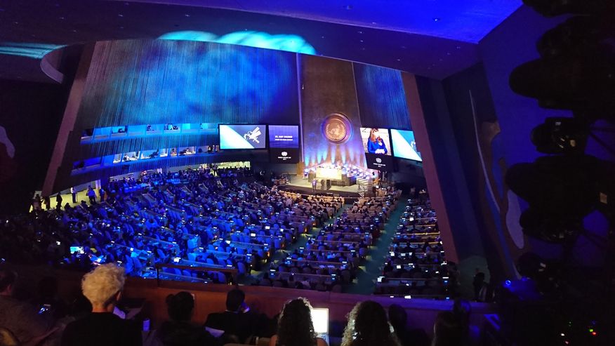 Fot der Versammlung bei den Vereinten Nationen
