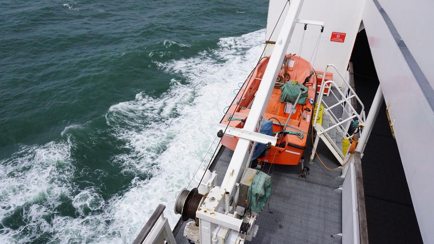 Foto eines Rettungsbootes