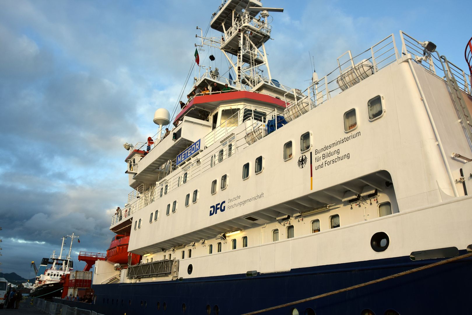 Sie ist das drittgrößte Schiff der deutschen Forschungsflotte © DFG/Christoph Straub