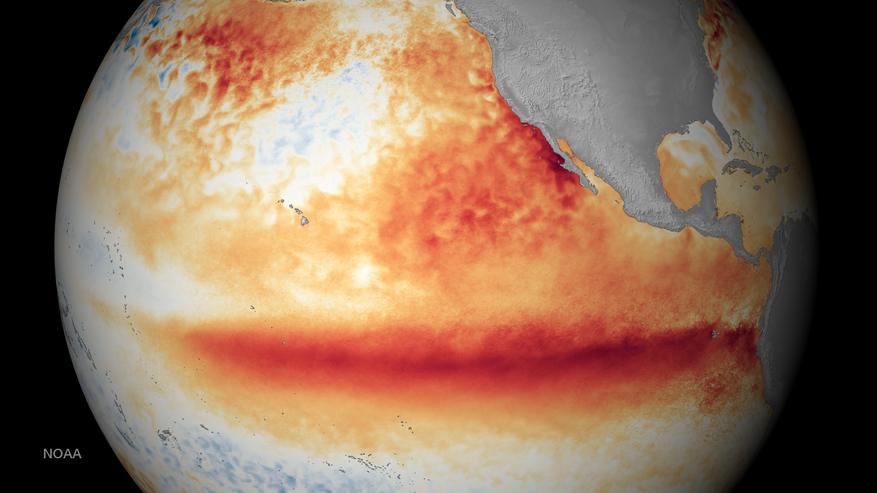Satellitenbild El Niño