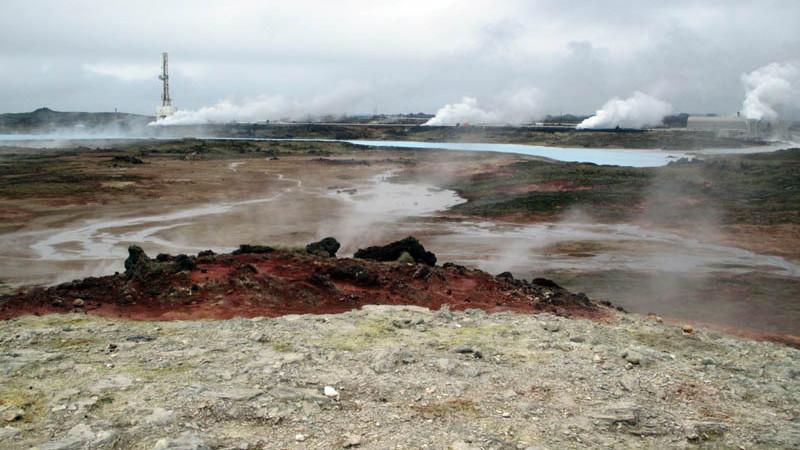 Heiße Quelle auf Island
