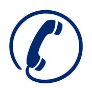 Blaues Telefon Logo