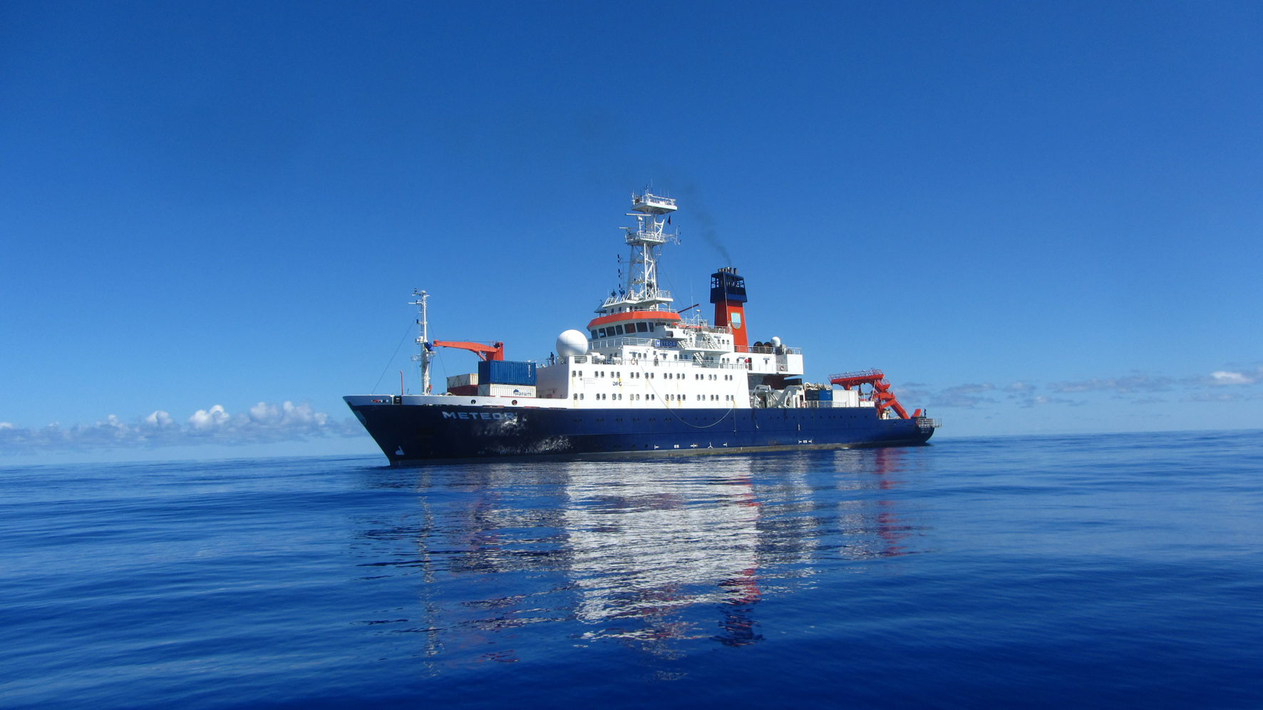 METEOR auf See ©Meike Klischies, GEOMAR