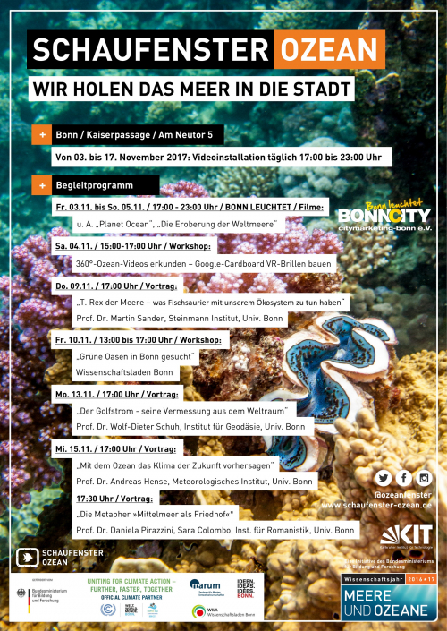 Vorschaubild zur Detailansicht der Veranstaltung: Schaufenster Ozean in Bonn: 360°-Ozean-Videos erkunden – Google-Cardboard VR-Brillen bauen