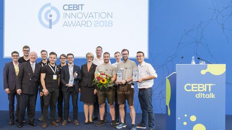 Die Preisträger des CEBIT Innovation Awards 2018 