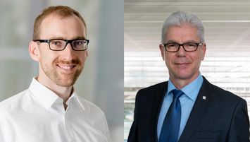 Porträtbilder Dr. Janko Petereit und Prof. Dr. Jürgen Beyerer