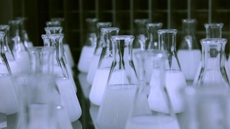 Motiv Reagenzgläser