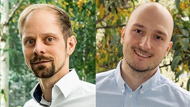 Portraitbilder Prof. Dr. Dag Heinemann und Miroslav Zabic