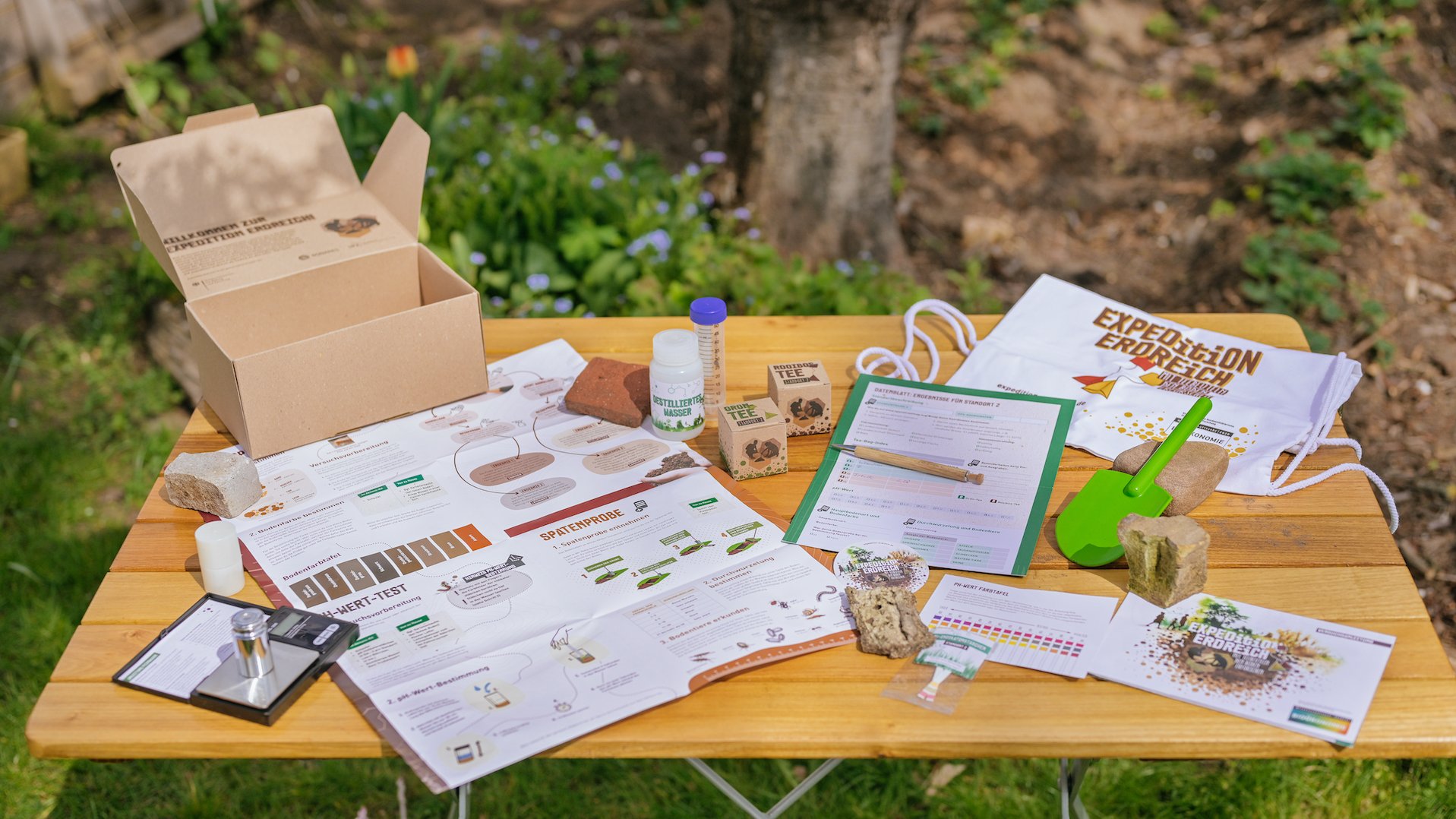 Aktions-Kit für die Bürgerforschungsaktion „Expedition Erdreich“ im Wissenschaftsjahr 2020|21 – Bioökonomie Link: 