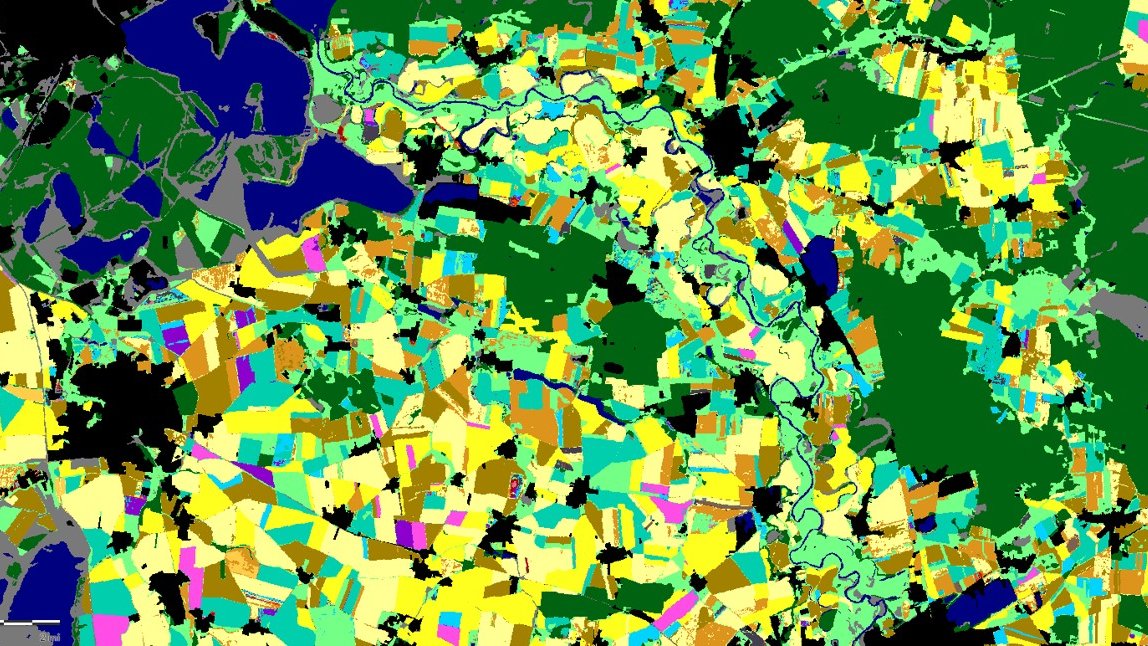 Deutschlandkarte Landbedeckung 