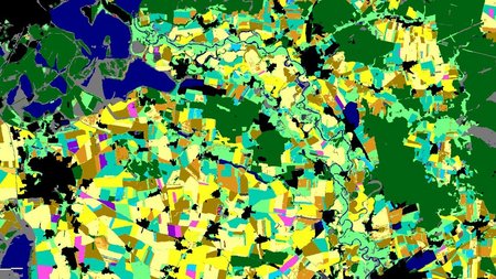 Deutschlandkarte Landbedeckung